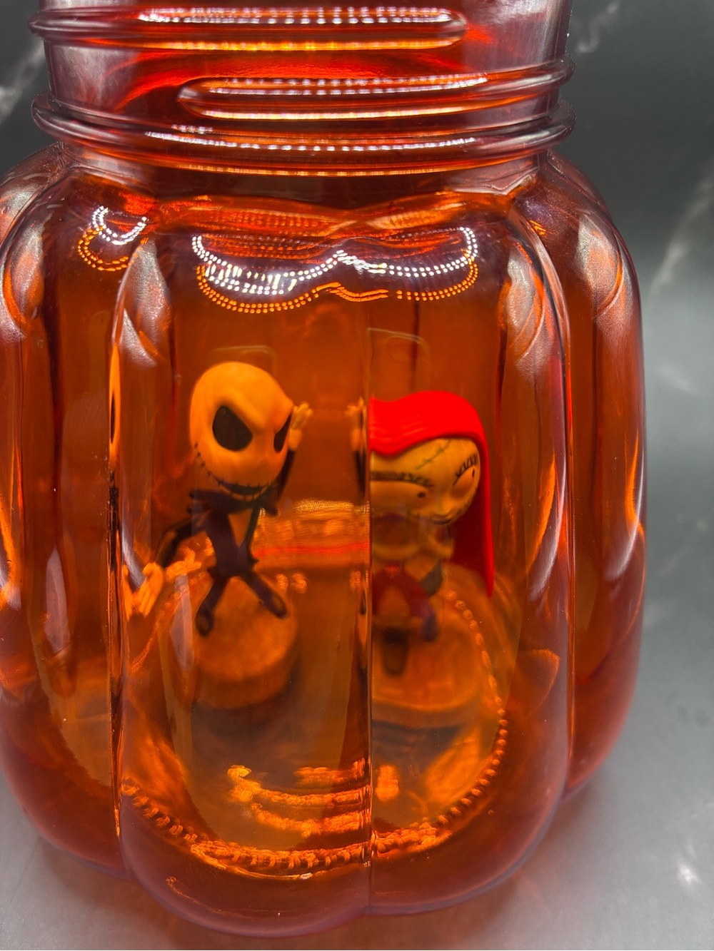 Nightmare Before Christmas Pumpkin Candle Jar - Picture 4 of 7